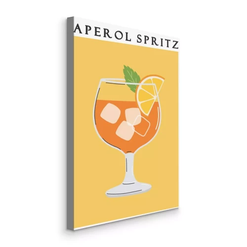 Tableau  Aperol Spritz classique avec une tranche d'orange