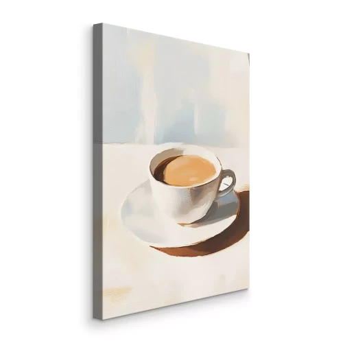 Tableau  Image artistique d'une tasse de café noir