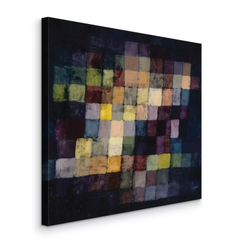 Tableau  Une mosaïque de petits carrés colorés