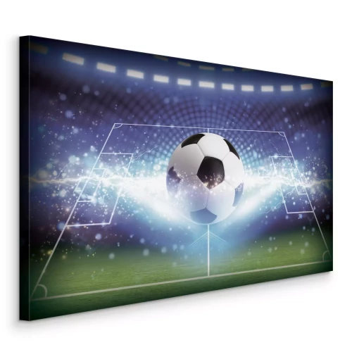 Tableau  Du football au centre du stade