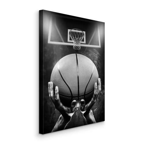 Tableau  Ballon de basket dans les mains
