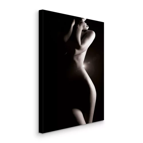 Tableau  Le subtil jeu de lumière sur le corps d'une femme