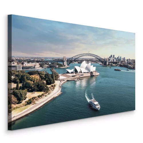 Tableau  Ferry sur les eaux du port de Sydney