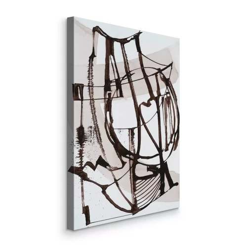 Tableau  Expression des contours de la ligne brune