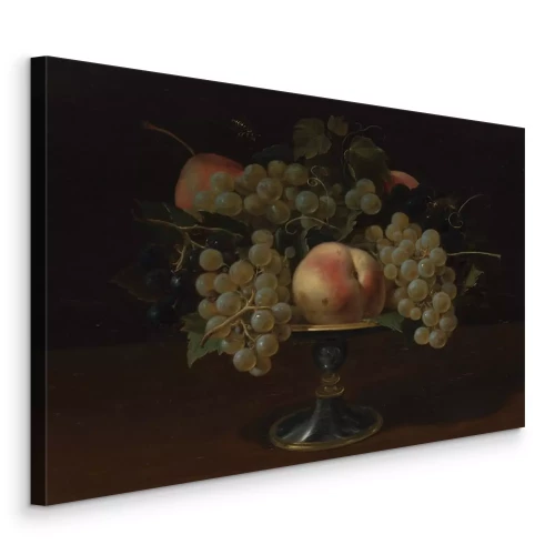 Tableau  Nature morte baroque avec des raisins mûrs