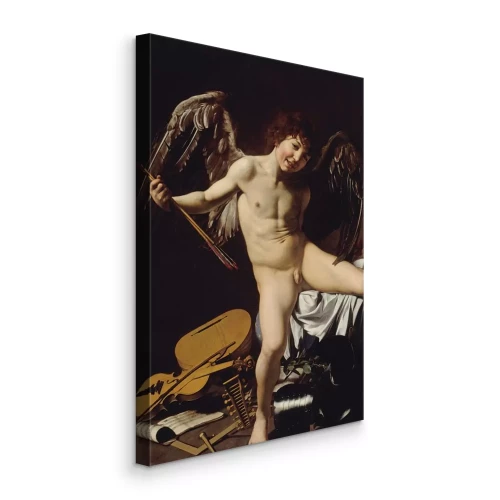 Tableau  Figure angélique d'un homme ailé