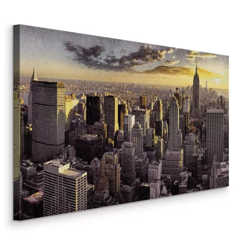 Tableau  Paysage urbain pittoresque avec ses gratte-ciel