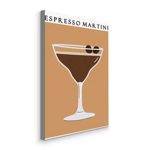 Tableau  Une boisson au café élégante avec une mousse délicate