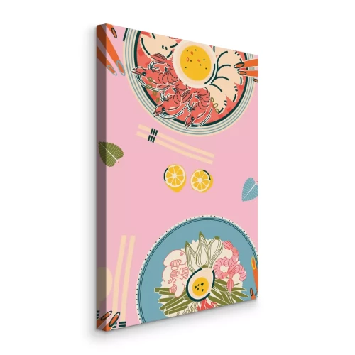 Tableau  Soupe ramen japonaise atmosphérique