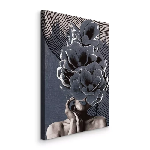 Tableau  Portrait d'une femme dans un ornement abstrait