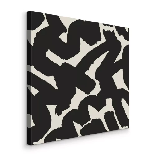 Tableau  L'énergie du pinceau sur un fond clair