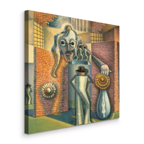 Tableau  Scène fantastique avec des personnages