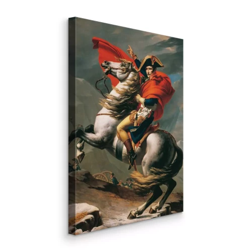 Tableau  Napoléon Bonaparte sur un destrier fougueux