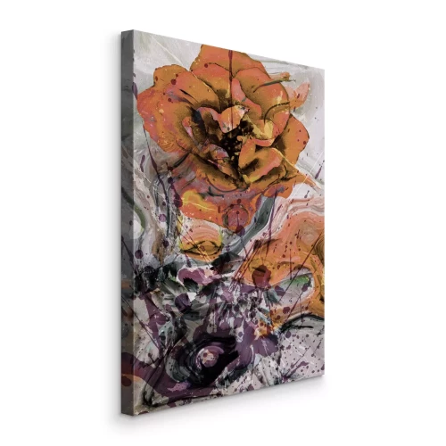 Tableau  Roses aquarelles aux ombres douces