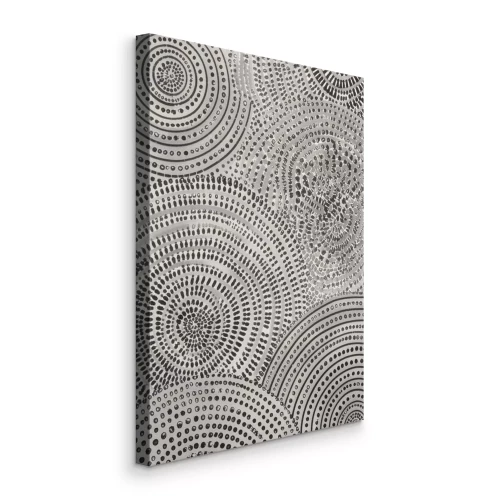 Tableau  Cercles gris dans la structure optique