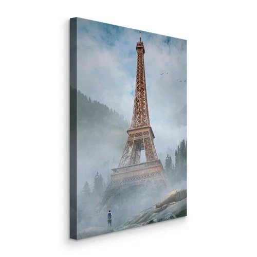 Tableau  Le symbole de la France dans un paysage mystérieux