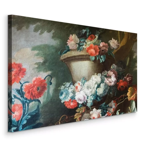 Tableau  Composition florale baroque en pot