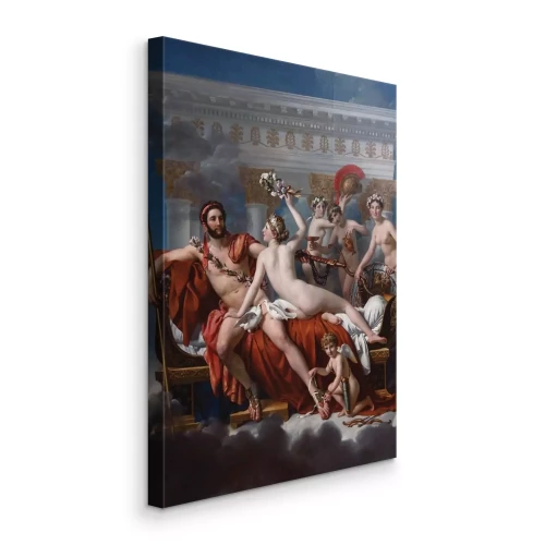 Tableau  Scène mythologique avec Mars et Vénus et la suite des Grâces