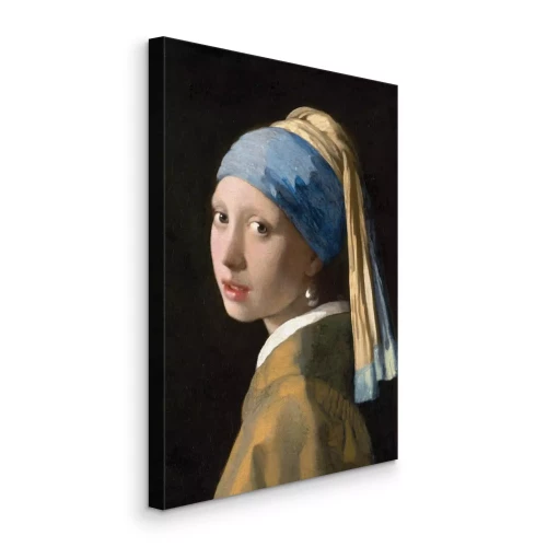 Tableau  Reproduction de l'œuvre de Jan Vermeer, La Jeune Fille à la perle