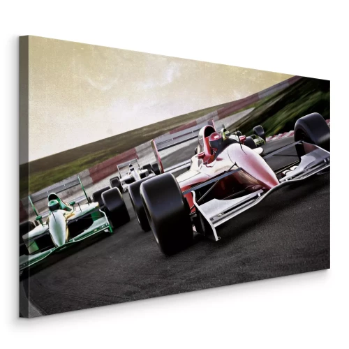 Tableau  Luttez pour la victoire dans une scène de rallye dynamique