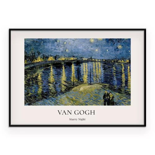 Poster  Art classique avec un ciel étoilé