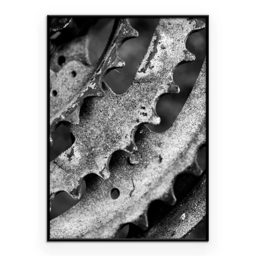 Poster  Détails mécaniques du vélo