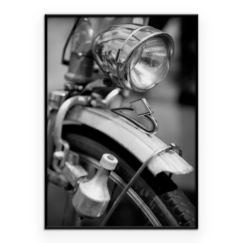 Poster  Lampe de vélo vintage