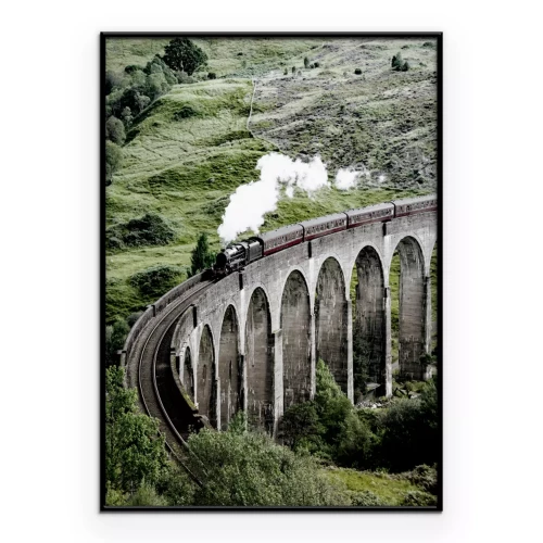 Poster  Architecture historique du pont ferroviaire