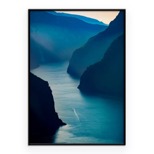 Poster  Le paysage atmosphérique de l'étroite baie