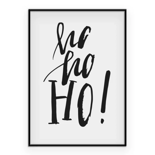 Poster  Typographie de Noël