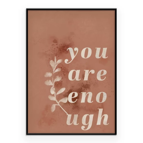 Poster  Plante minimaliste avec inscription