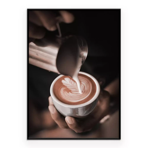 Poster  Photographie de tasse de café en style vintage