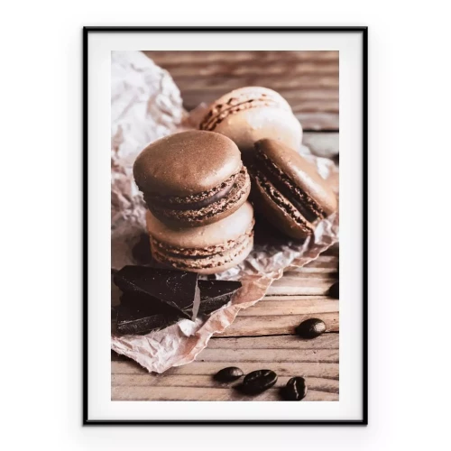 Poster  Friandises sur une table en bois