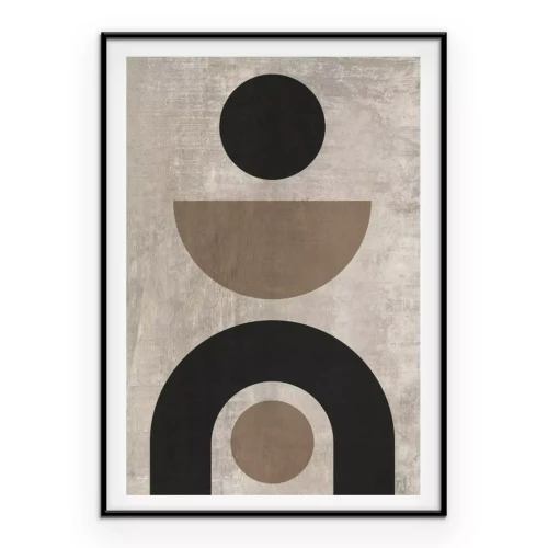 Poster  Formas geométricas patrón moderno