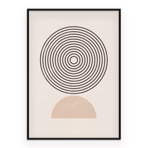 Poster  Composition géométrique minimaliste