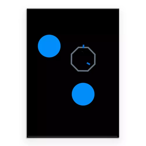 Poster  Inscription « Café et Cigarettes » à motif en damier