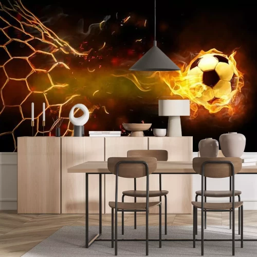 Papier peint  Symbole enflammé