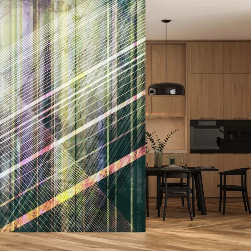 Papier peint  Rayons abstraits linéaires