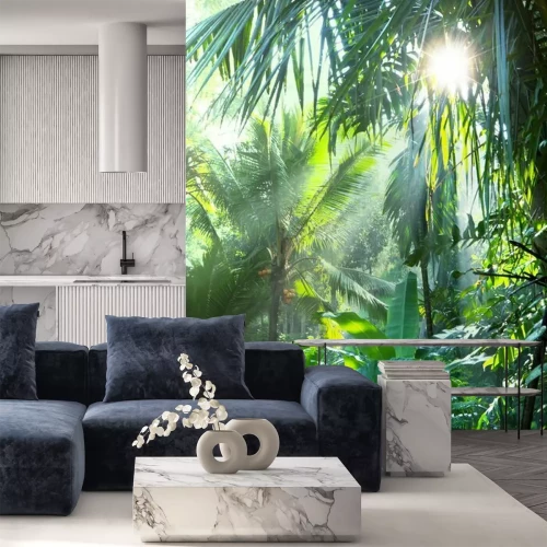 Papier peint  Des fourrés denses dans une jungle