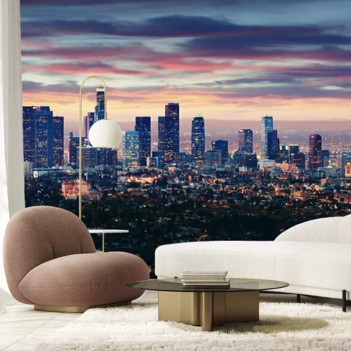 Papier peint  Los Angeles paysage en trois dimensions