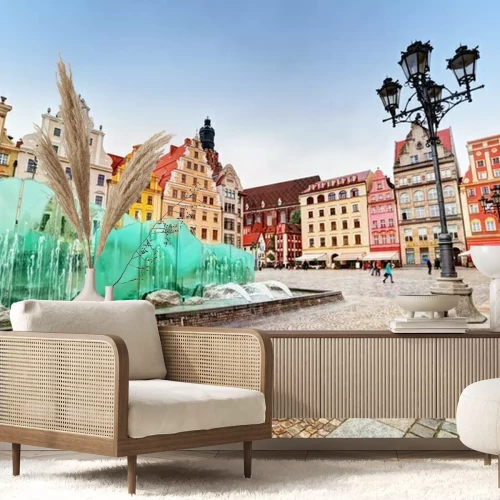 Papier peint  Wroclaw, en Pologne.
