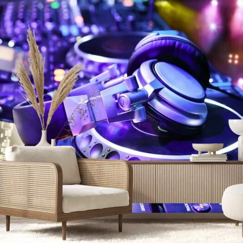 Papier peint  Musique et mixeur DJ