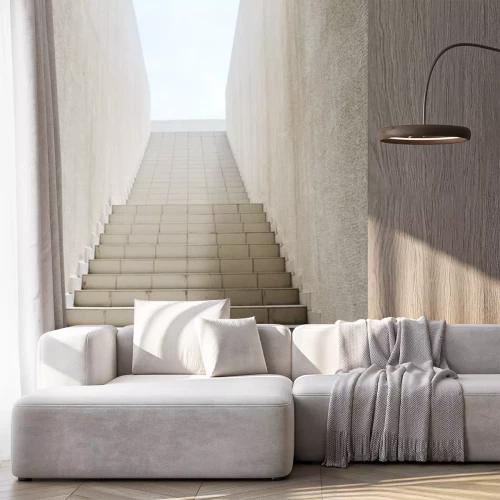 Sticker  Longs escaliers avec de nombreuses étapes