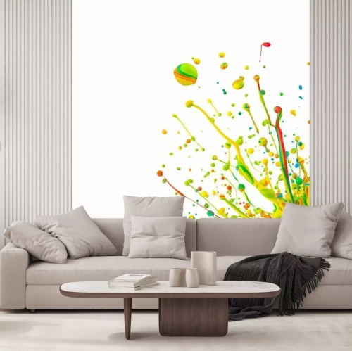 Papier peint  Peintures éclaboussées