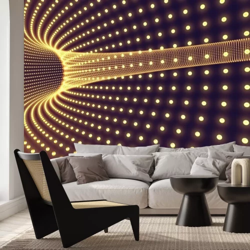 Papier peint  Tunnel de lumière en 3D