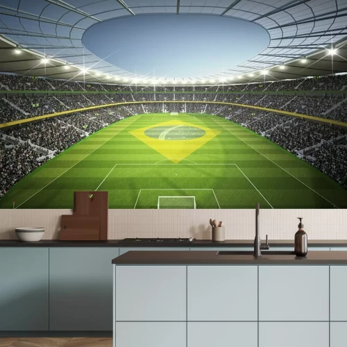 Papier peint  Stade de foot brésilien