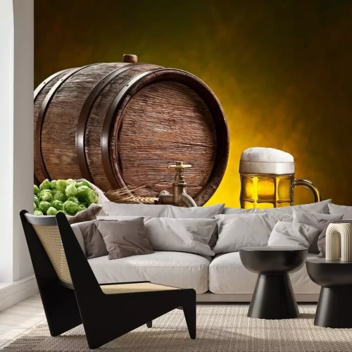 Papier peint  Bière et ses ingrédients