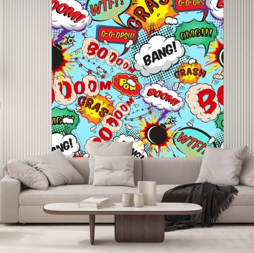 Papier peint  Inscriptions de bande dessinée
