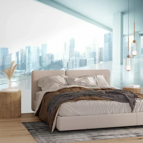 Papier peint  Bureau moderne avec vue sur la ville