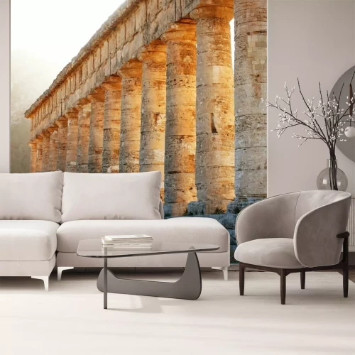 Papier peint  Colonnes antiques dans un temple
